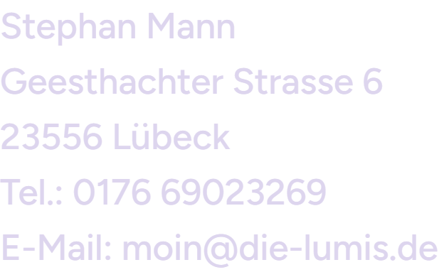 Name, Anschrift, Telefon und E-Mail-Adresse des Anbieters (als Bild, zum Schutz vor Spam)